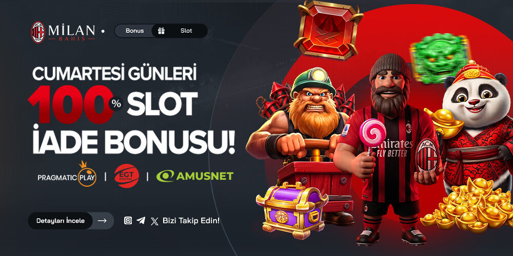 🐼 Cumartesi Özel %100 Slot İade